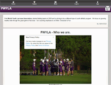 Tablet Screenshot of fortworthlacrosse.org